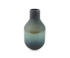 Villa DEste Home Tivoli Deco Vaso Metallizzato Fume Alto, Grigio, No