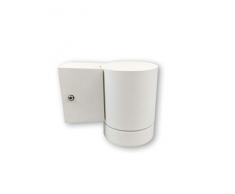 GEV Manuela 2661 - Lampada da parete per esterni, in alluminio, colore: Bianco