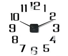 Moderno grande orologio da parete DIY Admirable 1 XXL, 100-130cm, soggiorno, camera da letto, made in EU, silenzioso