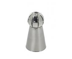 DE BUYER 2120.20Â Bussola Russo Sfera Impugnatura Sottili, Acciaio Inossidabile, Grigio, 2,5Â cm
