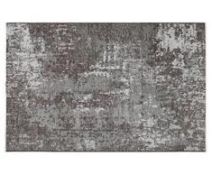 Tappeti di design by Homemania Tappeto Double Face Halimod 10, Misto Cotone, Grigio Chiaro/Grigio Scuro, 38.0x38.0x4.0 cm