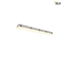 SLV IMPERVA 120 CW, LED Outdoor Lampada da parete e da soffitto, IP66, Grigio, 4000 K, Plastica, 40 W, Grigio