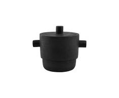 House Doctor, Secchiello per Il Ghiaccio, Nero, Altezza: 17 cm, Diametro: 16 cm, Multicolore, Taglia Unica