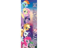 Pyramid International My Little Pony Movie The Adventure Awaits Poster da Porta, Carta, Multicolore, 53Â x 158Â x 1.3Â cm