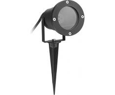 Smartwares 10.048.27 Faretto da Giardino GU10, Nero