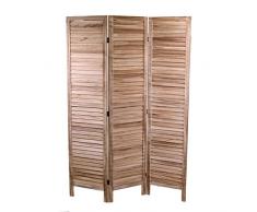 Vacchetti Giuseppe 4205890000 Paravento, 3 Ante, Legno, Naturale