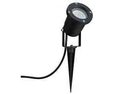 Paulmann 98896Â Special Line Garden Spotlight Ip44Â Gu10Â 3.5Â W 230Â V Alluminio 988.96Â Led Illuminazione da Esterno Paletto da Giardino Illuminazione Luci da Giardino, 3.5Â W, Nero, 32 x 9.2 x 32Â cm