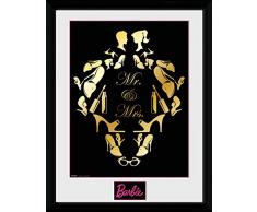 GB Eye Ltd, Barbie, Mr And Mrs, Foto Incorniciata 30x40 cm