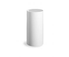 Lineabeta Lavabo a Pavimento, Serie Momon, Modello 535591, Circolare, Pietra Acrilica, Bianco, Unica