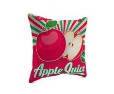 Picanova - Apple Juice 40 x 40 cm - Premium cuscino decorativo con imbottitura - decorazione per la cameretta dei bambini con motivi assortiti