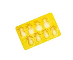 Hoot ht-pinapice Stampo per Ghiaccio in Forma Ananas Silicone Giallo 22Â x 3Â x 14Â cm