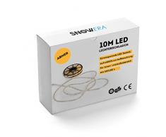 SnowEra LED luce freno 10Â m con 240Â LEDÂ -Â per interni ed esterni (Amber)Â -Â L illuminazione di Natale perfetto