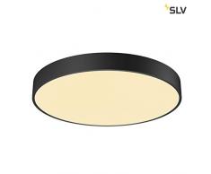 SLV MEDO 60 CW, Corona, LED Indoor Lampada da parete e da soffitto, DALI, Nero, 3000/4000 K, in alluminio, 40 W
