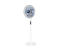 Rowenta VU5770 Silence Extreme + Stand, Ventilatore a Piantana, Silenzioso 35 dBA, 5 velocità, Pratico Telecomando, Timer Auto-off, Altezza Regolabile, Bianco, 600 x 500 x 1440 (mm)