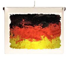 Capricci Italiani Lampada Quadro a Sospensione da soffitto Bandiera Tedesca