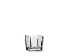 Decorazioni Mica Lotty Vaso, Vetro, Trasparente, Vetro, Trasparente, 6x6x6 cm