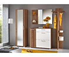 THETA DESIGN by Homemania Mobile ingresso, MOBILE INGRESSO Stockholm, Corpo: prugno, fronte: bianco opaco