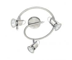 Naeve Leuchten, Lampadario alogeno a 3 luci, 40,0 W, 230,0 V, attacco G9