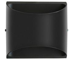 lutec al5006Â GR a + +, lampada da parete LED per esterni, in alluminio, Grigio, 12Â X 7Â X 12, 80Â cm