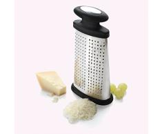 BOSKA - Grattugia per Formaggio Trio Formaggio, Misura XL, Acciaio Inox, Nero/Argento, 24 x 12 x 7 cm