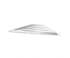 Smedbo Grout Line scaffale angolare Sideline di acciaio inossidabile, argento