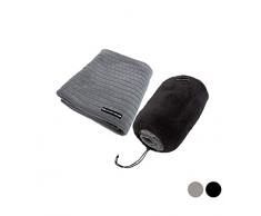 Antonio Miró Coperta in Pile con Fodera Antonio Miro (125 x 150 cm) 147134 Mediano Nero