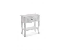 VERSA Avery - Comodino da Notte per armadi, Multicolore, Unico