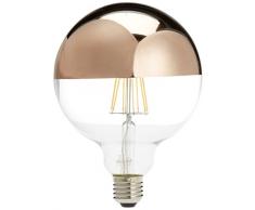 Lighted Lampadina LED globo Specchio E27, 6Â W, Oro rosa, 125Â x 170Â mm