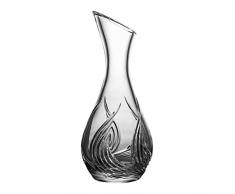 Crystaljulia 02151 - Caraffa per vino, in cristallo al piombo, 1000 ml