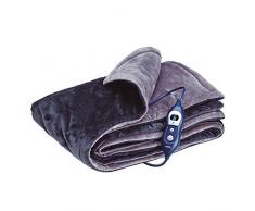 Solac ct8601Â reikiavik Single Coperta elettrica Reversibile, Flanella, Viola, Singolo, 160Â x 100Â x 2Â cm