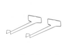 Metaltex Rail Supporto di Vetro di Vino Set Polytherm, Grau, 41 x 11 x 4 cm
