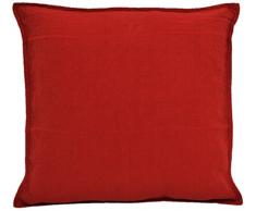 Erba Barcelona angellinen Cuscino Decorativo Moderno 45x45x13 cm Rosso Granata