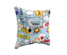 Picanova â Boom Splash 40 x 40 cm â Cuscino decorativo con imbottitura â Decorazione per la camera dei bambini e neonati con motivi assortiti â collezione bambini