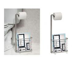 InterDesign 27860EU Forma Ultra Portariviste, Metallo, Argento