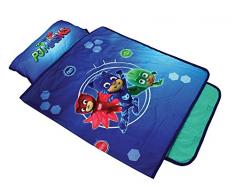 FUN HOUSE 712975Â pyjamasques Tappeto di sieste- Sacco a Pelo con Cuscino per Bambini