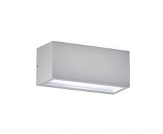 Rossini Illuminazione 10302-100 Lampada da Parete per Esterno E27, 15 W, Grigio