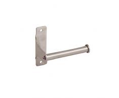 Ibergrif M31003-Placid, Supporto per Carta Igienica a Parete Senza Coperchio, Portarotolo, Acciaio