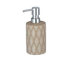 Wenko 23675100 - Dispenser di Sapone Tupian, capacitÃ : 0,3 l, Ceramica, 8,5 x 17 x 7 cm, Colore: Beige