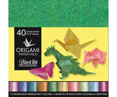 Graphic Products, Risma di Carta per Origami, Multicolore, 18.28 x 15.24 x 1.27 cm