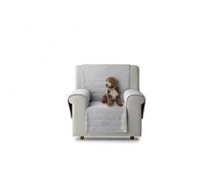 Eiffel Textile Custodia di Divano Imbottita per Animali Domestici, Poliestere, Grigio/Grigio Scuro, 55Â x 195Â x 3Â cm