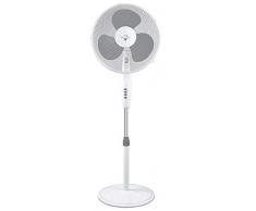 artico Ventilatore a piantana con Base Circolare, Colore: Bianco, 16
