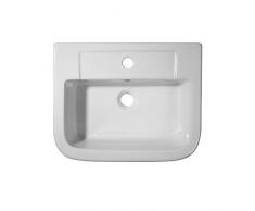 Home Standard® Zero - Lavabo da Incasso in Ceramica, 500 mm, Colore: Bianco