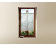 Tendina a vetro ricamata in cotone 45x90 cm BELL diSoleil dOcre