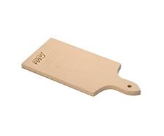 Casa & Kitchen 137623 Tagliere con Manico, Legno, Beige