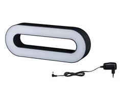 Paulmann 939.33Â Lampada da Esterno Giardino Illuminazione Mobile Terassen Illuminazione, In Metallo, 3.5Â W, Antracite, 35 x 13 x 5.5Â cm