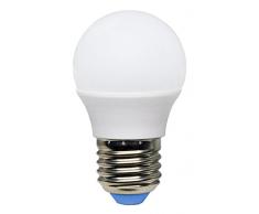Kai 51012 Lampada a LED Sfera E27, 5 W, Bianco, 10 x 4,6 x 16,6