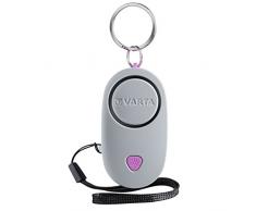 Varta Allarme Antipanico e Anti Aggressione, 100 db, con Torcia Integrata LED da 5 mm