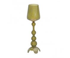 Kartell Lampada da Terra Kabuki, Interno 26 W, Verde, 50ⵁx166 cm