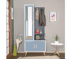 MINAR by Homemania Mobile ingresso, MOBILE INGRESSO Safir, Bianco, antracite, grigio