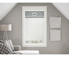 Tendina a vetro ricamata in cotone 45x90 cm CALECHE diSoleil dOcre